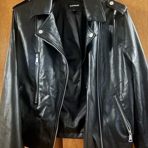 Express Black Moto Jacket